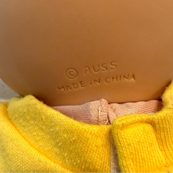 90’s Russ Troll Dolls Set! Yellow & Blue Plush Dolls! Sailor and acid wash look! - Picture 8 of 8